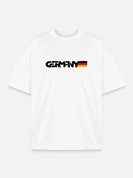 Germany - Boxy Heavyweight Unisex Organic T-Shirt von Stanley/Stella - Weiß