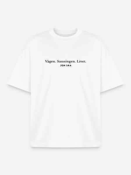 The way. The truth. Life. - Boxy Heavyweight Unisex Organic T-Shirt by Stanley/Stella - white