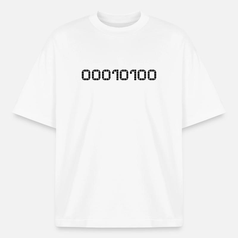 Binary notation - 20 - Heavyweight Boxy Unisex T-Shirt by Stanley/Stella - white