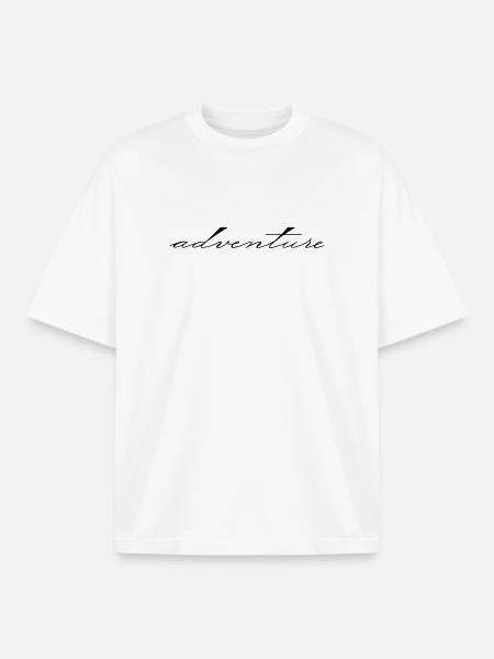 adventure - Boxy Heavyweight Unisex Organic T-Shirt von Stanley/Stella - Weiß