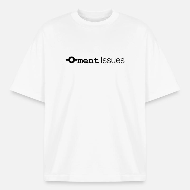 Commitment Issues - Boxy Heavyweight Unisex Organic T-Shirt von Stanley/Stella - Weiß