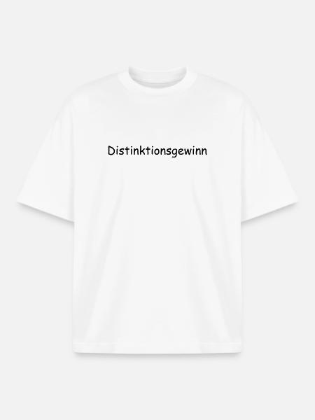 Distinktionsgewinn - Boxy Heavyweight Unisex Organic T-Shirt von Stanley/Stella - Weiß