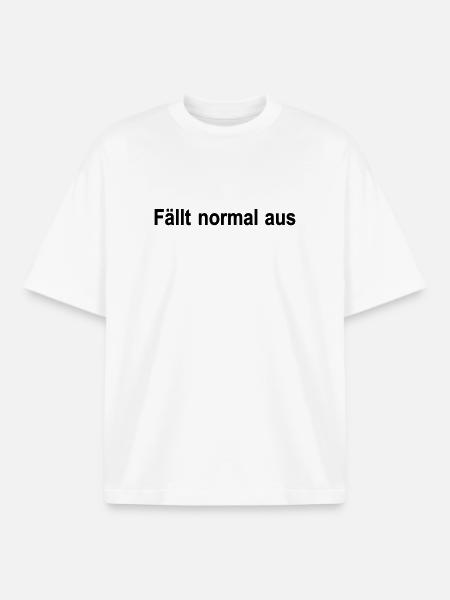 Faellt normal aus - Boxy Heavyweight Unisex Organic T-Shirt von Stanley/Stella - Weiß