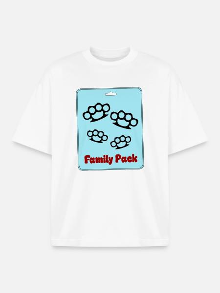 Family Pack - Boxy Heavyweight Unisex Organic T-Shirt von Stanley/Stella - Weiß