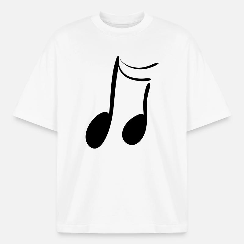 note - T-shirt unisexe épais coupe boxy Stanley/Stella - blanc