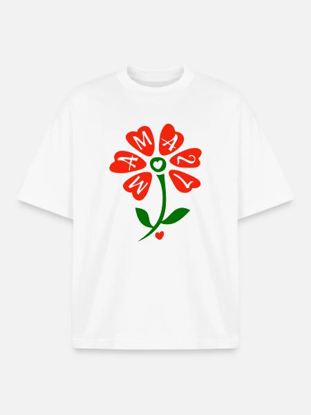 Mama 2027 - Boxy Heavyweight Unisex Organic T-Shirt von Stanley/Stella - Weiß