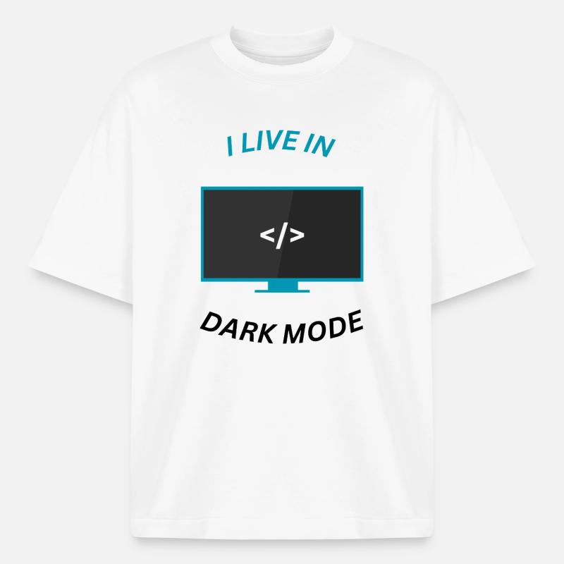 Programmeur Motivation Design - T-shirt unisexe épais coupe boxy Stanley/Stella - blanc