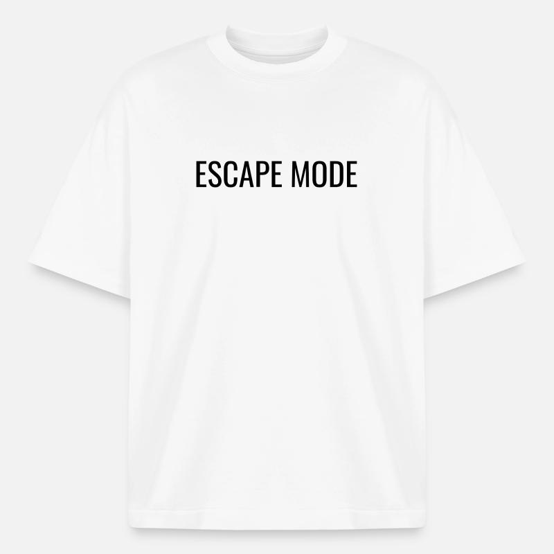 Mode d’évasion - T-shirt unisexe épais coupe boxy Stanley/Stella - blanc