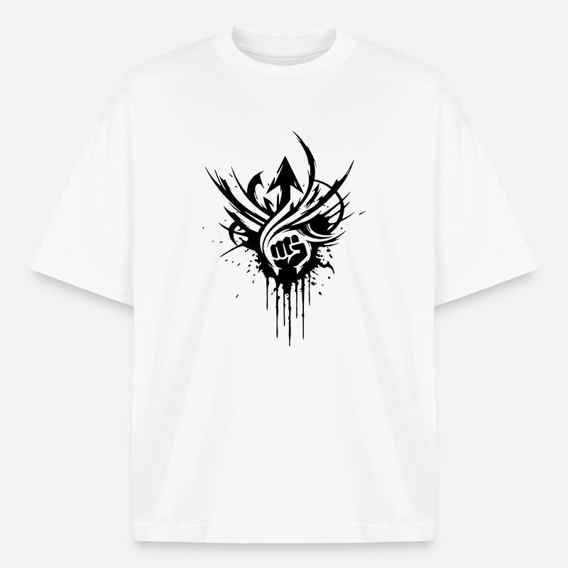 NoxstyllT3 - T-shirt unisexe épais coupe boxy Stanley/Stella - blanc