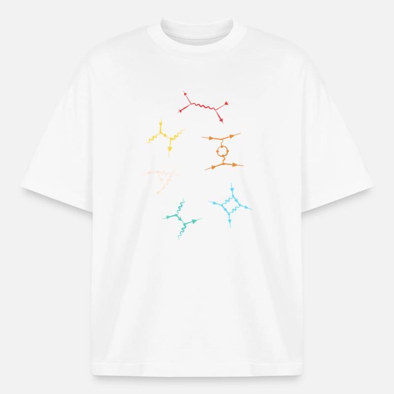 Quantum Physics Quantum Physics Quantum Leap - Heavyweight Boxy Unisex T-Shirt by Stanley/Stella - white