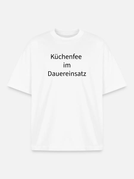 Kleine Naschkatze - Boxy Heavyweight Unisex Organic T-Shirt von Stanley/Stella - Weiß