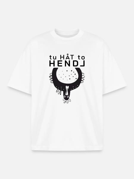tu hot to Hendl - Boxy Heavyweight Unisex Organic T-Shirt von Stanley/Stella - Weiß