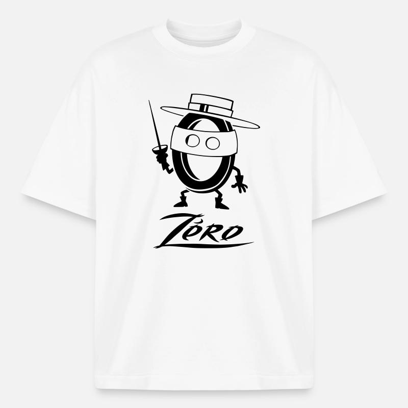 Super zéro flex - T-shirt unisexe épais coupe boxy Stanley/Stella - blanc
