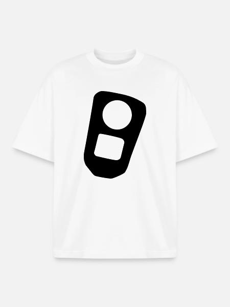 can flap can opener flap box - Boxy Heavyweight Unisex Organic T-Shirt by Stanley/Stella - white