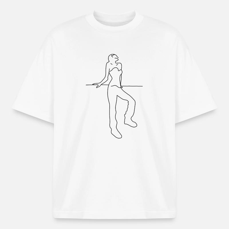 Lady - Heavyweight Boxy Unisex T-Shirt by Stanley/Stella - white