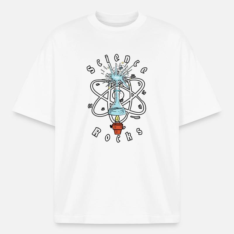 Science Physics rocks - Heavyweight Boxy Unisex T-Shirt by Stanley/Stella - white