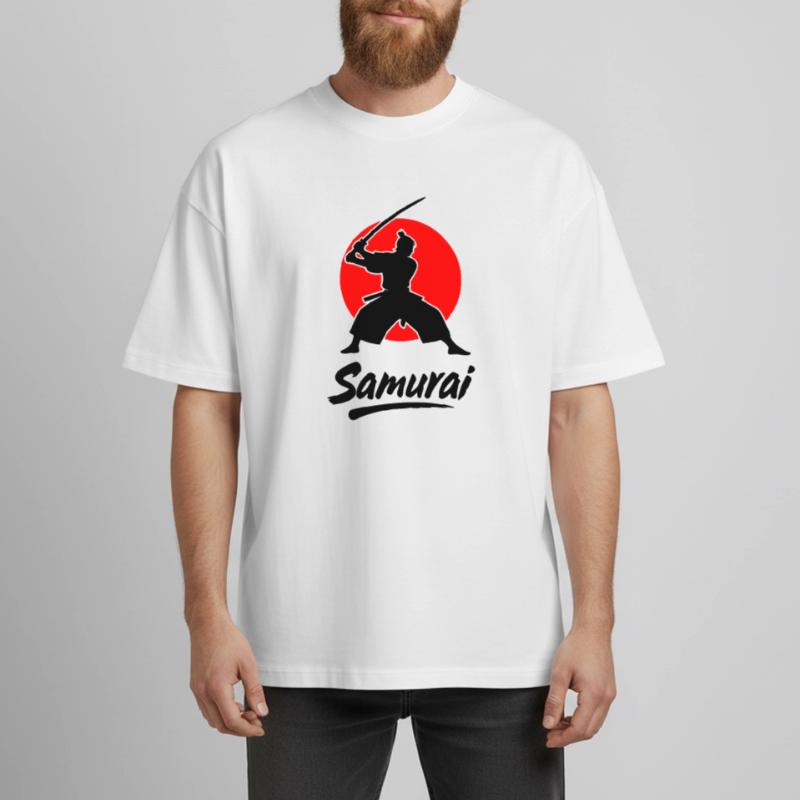 Samurai Heavyweight Boxy Unisex T-Shirt by Stanley/Stella