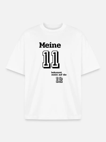 Eleven to the twelve - Boxy Heavyweight Unisex Organic T-Shirt by Stanley/Stella - white