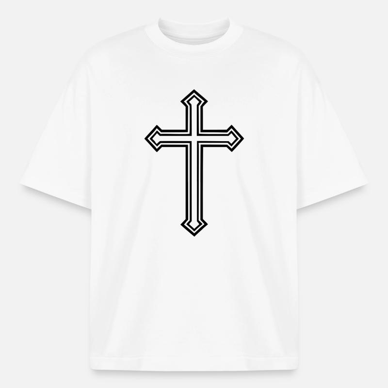 Evil Can Never Be Dead Enough - Boxy Heavyweight Unisex Organic T-Shirt von Stanley/Stella - Weiß