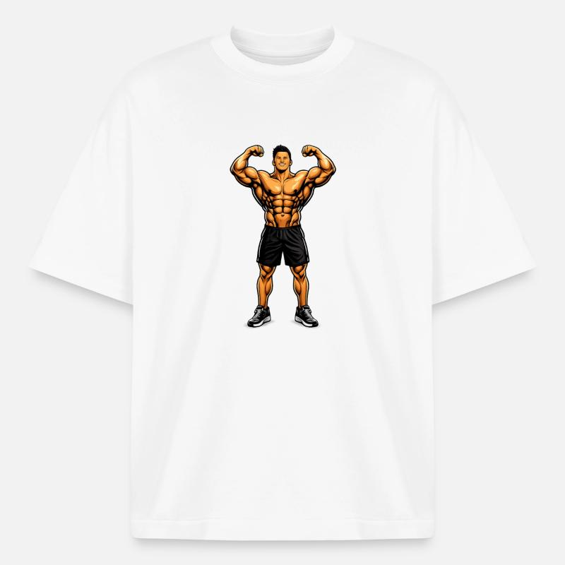 construit différemment - T-shirt unisexe épais coupe boxy Stanley/Stella - blanc