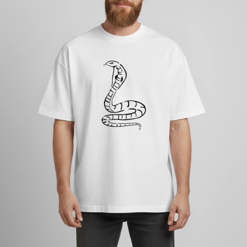 serpent T-shirt unisexe boxy épais biologique Stanley/Stella