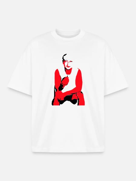 Frère - T-shirt unisexe boxy épais biologique Stanley/Stella - blanc