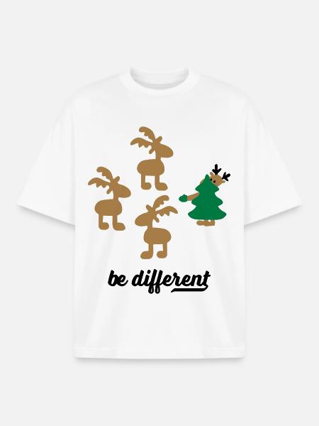 weihnachten - Boxy Heavyweight Unisex Organic T-Shirt von Stanley/Stella - Weiß