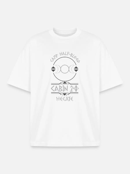 Cabin #20 in Camp Half Blood, Child of Hecate - Boxy Heavyweight Unisex Organic T-Shirt by Stanley/Stella - white