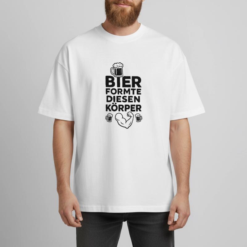 Bier formte diesen Körper Boxy Heavyweight Unisex Organic T-Shirt von Stanley/Stella