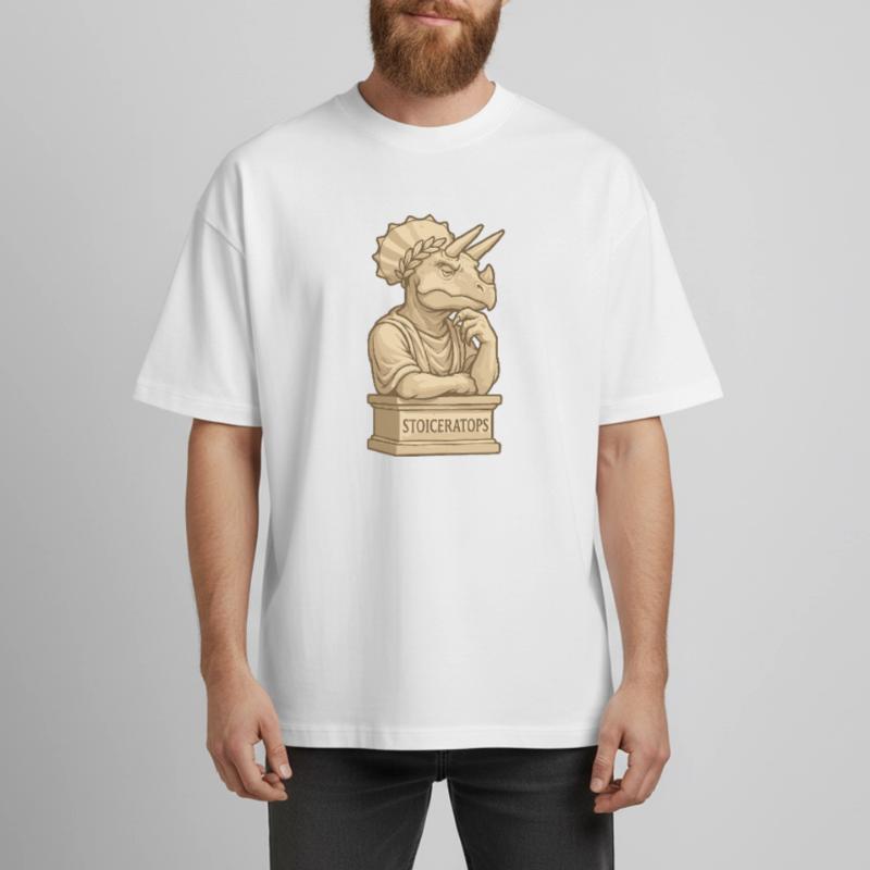 Stoiceratops Boxy Heavyweight Unisex Organic T-Shirt by Stanley/Stella