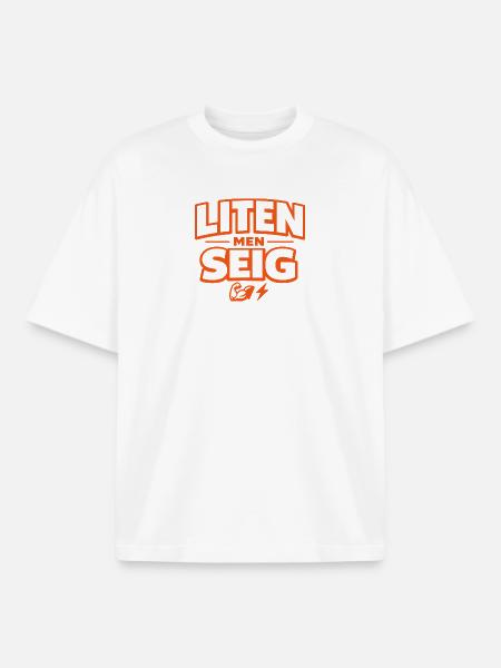 Klein, aber oho! - Boxy Heavyweight Unisex Organic T-Shirt von Stanley/Stella - Weiß