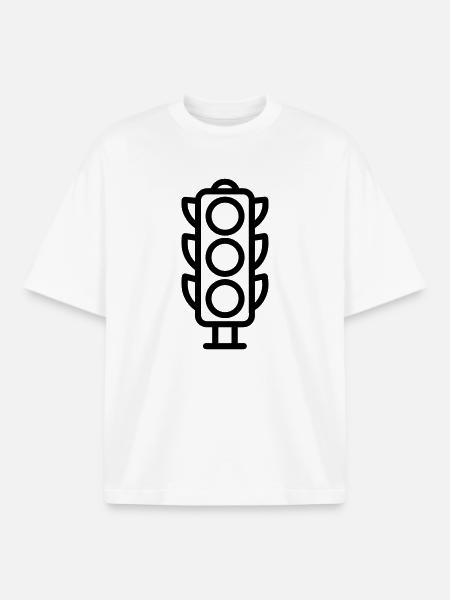 Fire - Boxy Heavyweight Unisex Organic T-Shirt by Stanley/Stella - white