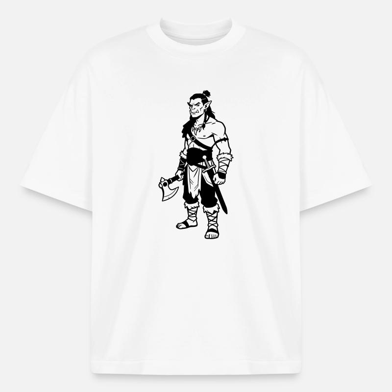 Ork - Boxy Heavyweight Unisex Organic T-Shirt von Stanley/Stella - Weiß