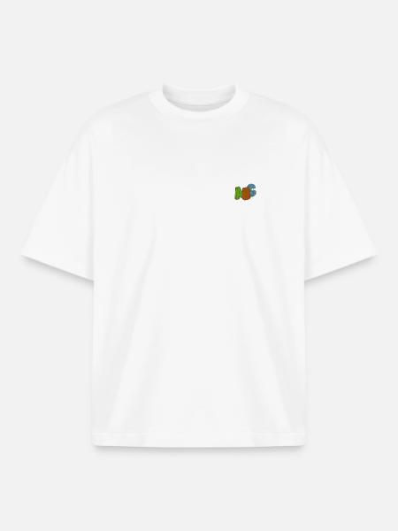 ABC - T-shirt unisexe boxy épais biologique Stanley/Stella - blanc