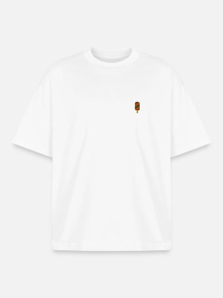 Glaces - T-shirt unisexe boxy épais biologique Stanley/Stella - blanc