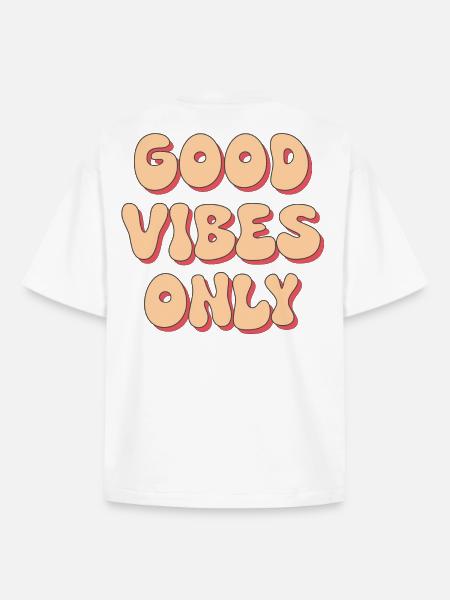 Gute Laune - Boxy Heavyweight Unisex Organic T-Shirt von Stanley/Stella - Weiß