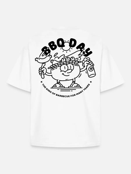BB DAY - Boxy Heavyweight Unisex Organic T-Shirt by Stanley/Stella - white