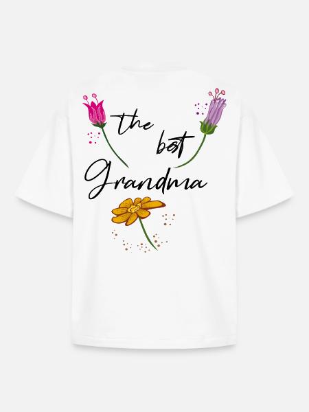 the best Grandma, Großmutter - Boxy Heavyweight Unisex Organic T-Shirt von Stanley/Stella - Weiß