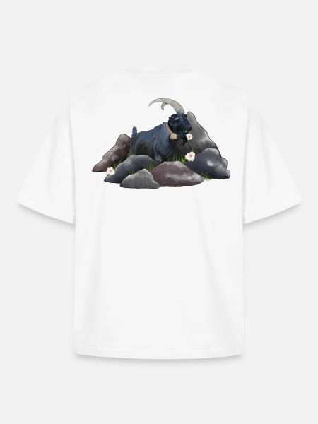 Capricorn - Boxy Heavyweight Unisex Organic T-Shirt by Stanley/Stella - white