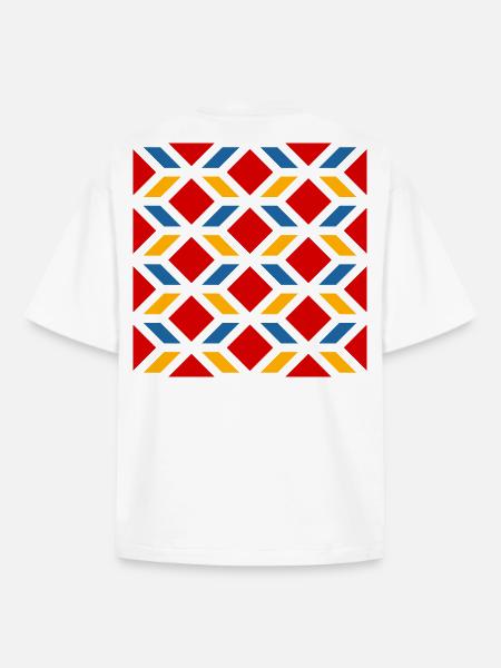 Málaga Straßenmauer 2 - Boxy Heavyweight Unisex Organic T-Shirt von Stanley/Stella - Weiß