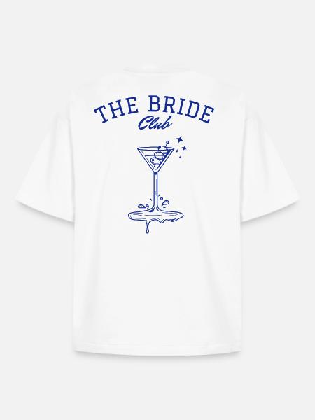Eleganter Frauenabend Cocktail Design - Boxy Heavyweight Unisex Organic T-Shirt von Stanley/Stella - Weiß