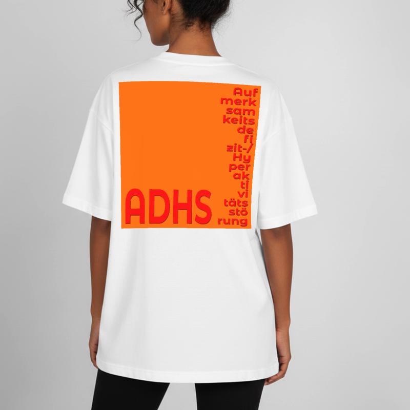 ADHD'S FOCUS CONCENTRATION Boxy Heavyweight Unisex Organic T-Shirt by Stanley/Stella