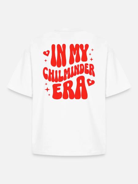 Childminder Profession Training Pedagogy Gift - Boxy Heavyweight Unisex Organic T-Shirt by Stanley/Stella - white