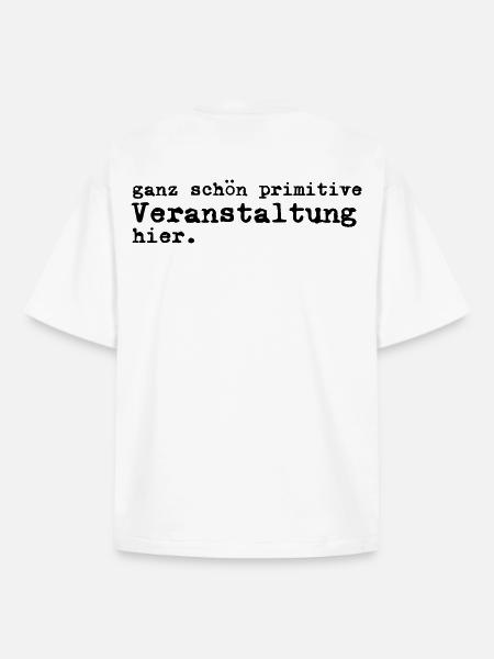 Primitive Veranstaltung T-Shirt - Boxy Heavyweight Unisex Organic T-Shirt von Stanley/Stella - Weiß