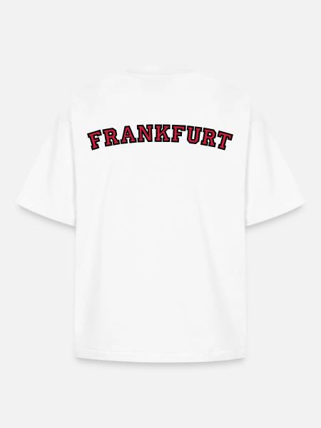 Frankfurt College Style - Boxy Heavyweight Unisex Organic T-Shirt by Stanley/Stella - white