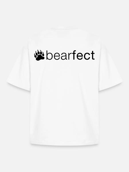 Bearfect - Boxy Heavyweight Unisex Organic T-Shirt von Stanley/Stella - Weiß