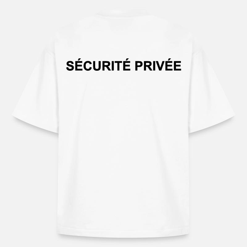 Private Security | Security guard - Heavyweight Boxy Unisex T-Shirt by Stanley/Stella - white