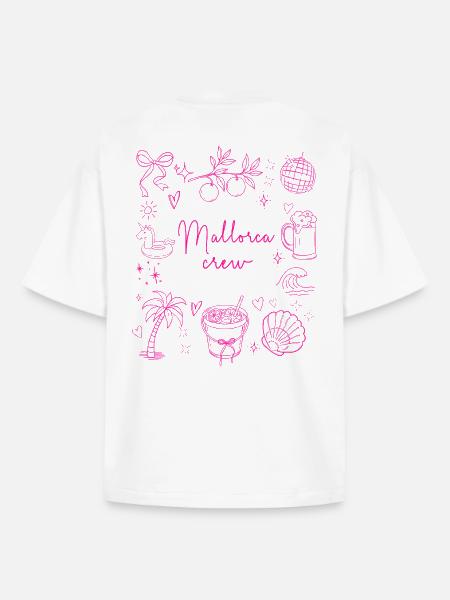 Mallorca Crew Malle JGA Group - Boxy Heavyweight Unisex Organic T-Shirt by Stanley/Stella - white