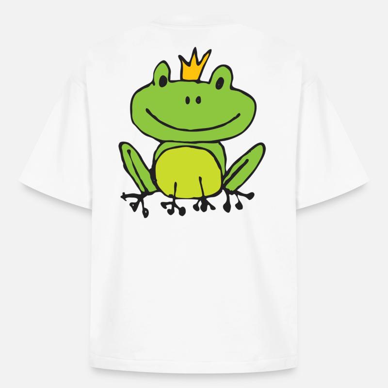 Frosch oder Prinz? - Heavyweight Unisex Boxy T-Shirt von stanley/stella	 - Weiß