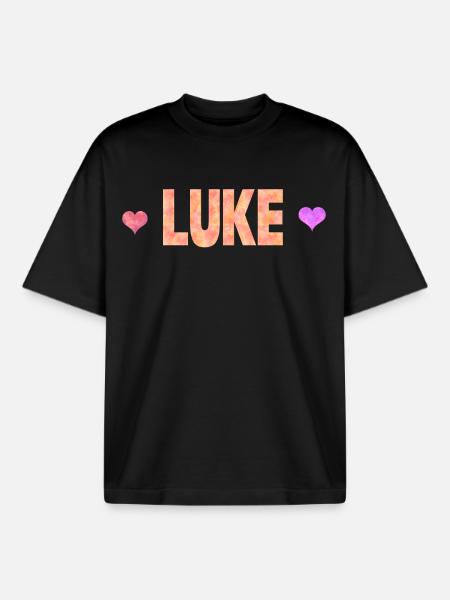 Luke - Boxy Heavyweight Unisex Organic T-Shirt von Stanley/Stella - Schwarz